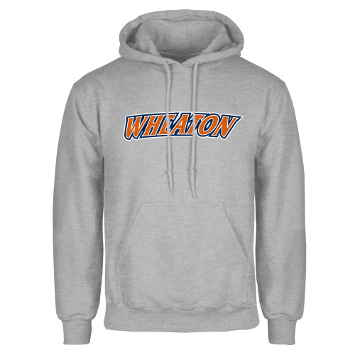  Grey Fleece Hoodie - Athletics Wordmark