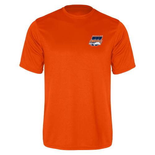  Orange Performance Tee - Primary Athletics Mark