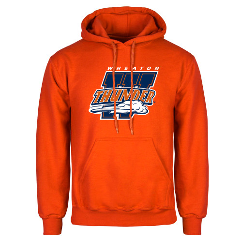  Orange Fleece Hoodie - Primary Athletics Mark