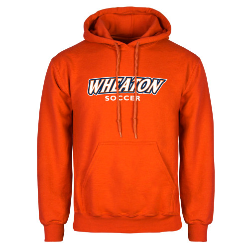  Orange Fleece Hoodie - Wheaton Soccer
