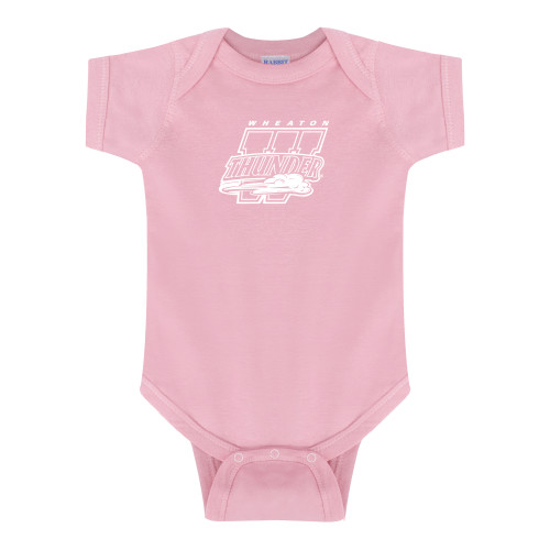  Light Pink Infant Onesie - Primary Athletics Mark