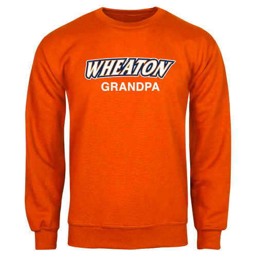  Orange Fleece Crew - Grandpa