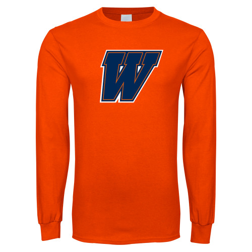  Orange Long Sleeve T-Shirt - W
