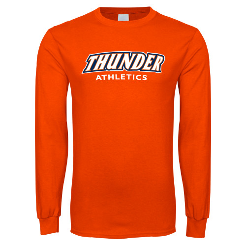  Orange Long Sleeve T-Shirt - Thunder Athletics