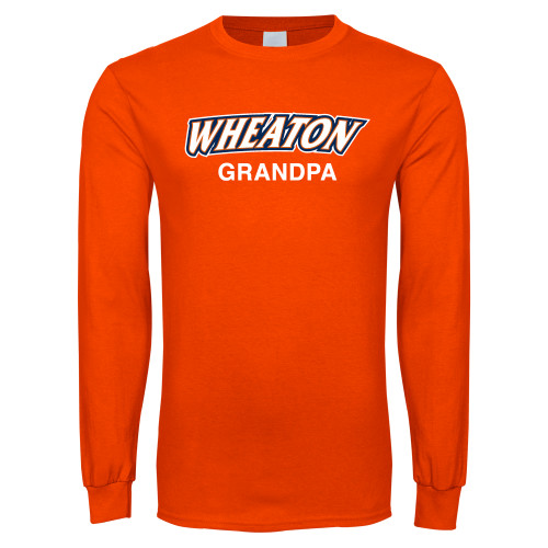  Orange Long Sleeve T-Shirt - Grandpa