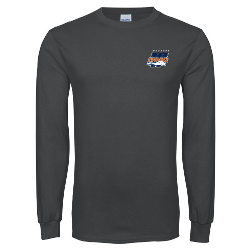  Charcoal Long Sleeve T Shirt - Primary Athletics Mark