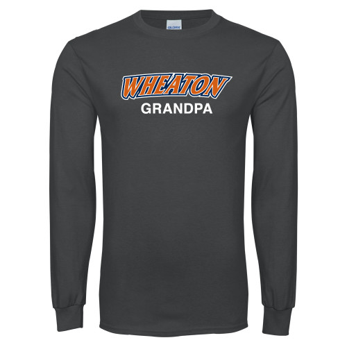  Charcoal Long Sleeve T Shirt - Grandpa