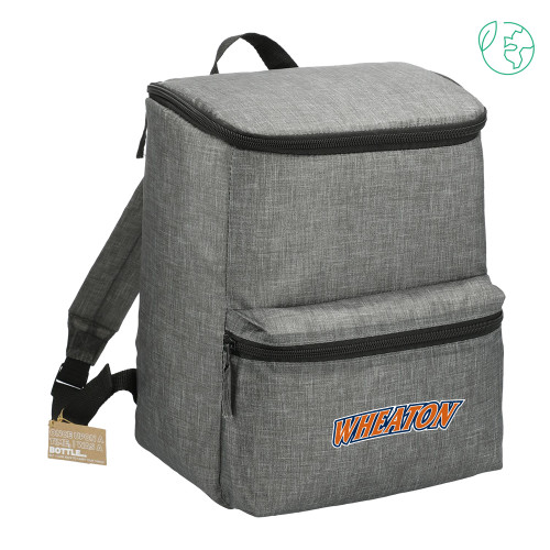  Excursion Charcoal Recycled 20 Can Backpack Cooler - Primary Mark - Horizontal