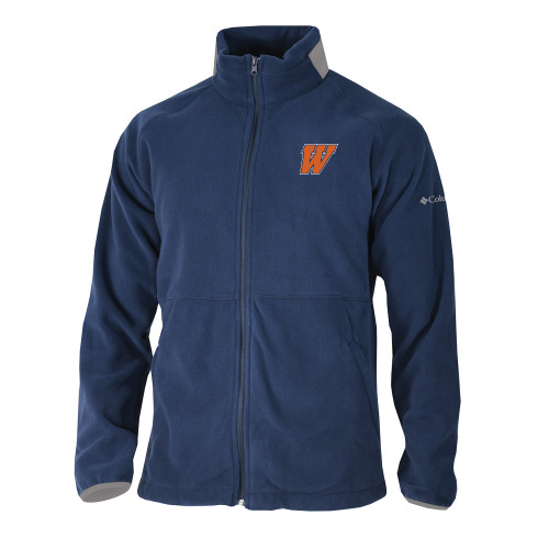  Columbia Navy Everest Ridge Fleece Full Zip Jacket - W