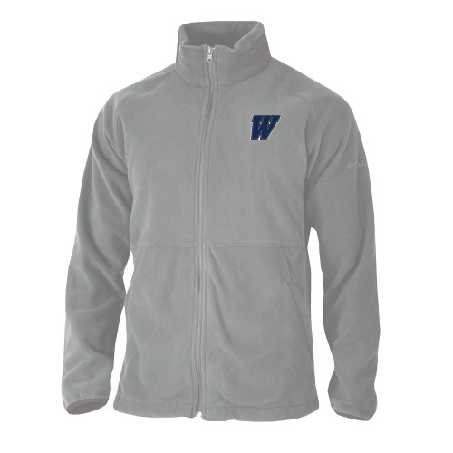  Columbia Grey Everest Ridge Fleece Full Zip Jacket - W