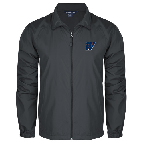  Charcoal Full Zip Wind Jacket - W