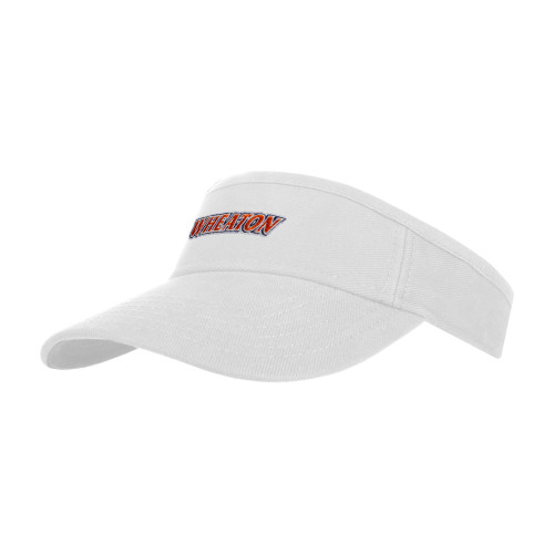  White Visor - Athletics Wordmark