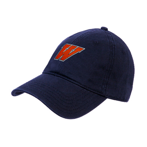  Navy Unstructured Adjustable Low Profile Hat - W