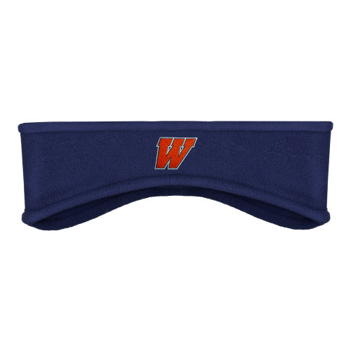  Navy Stretch Fleece Headband - W