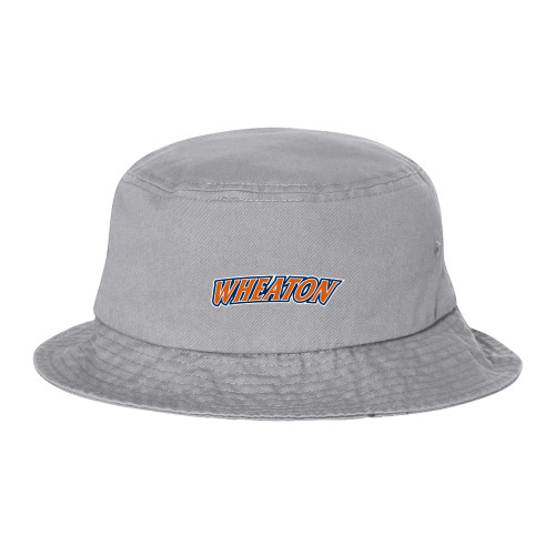  Sportsman Grey Bucket Hat - Athletics Wordmark