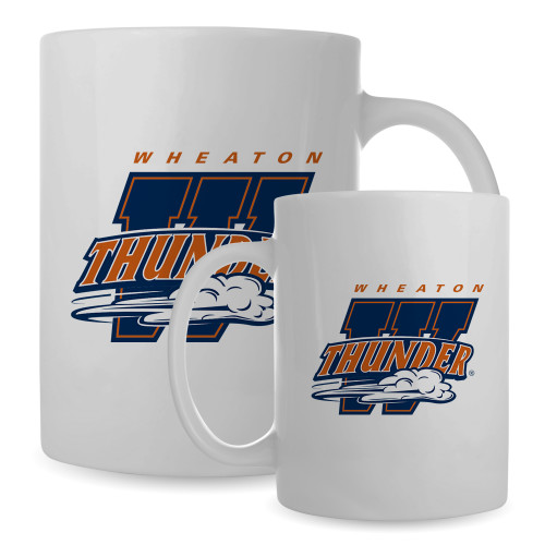  Full Color White Mug 15oz - Primary Athletics Mark