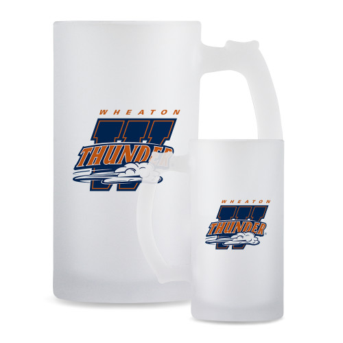  Full Color Decorative Frosted Glass Mug 16oz - Primary Athletics Mark