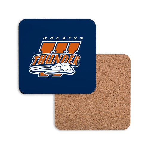  Hardboard Coaster w/Cork Backing - Primary Athletics Mark