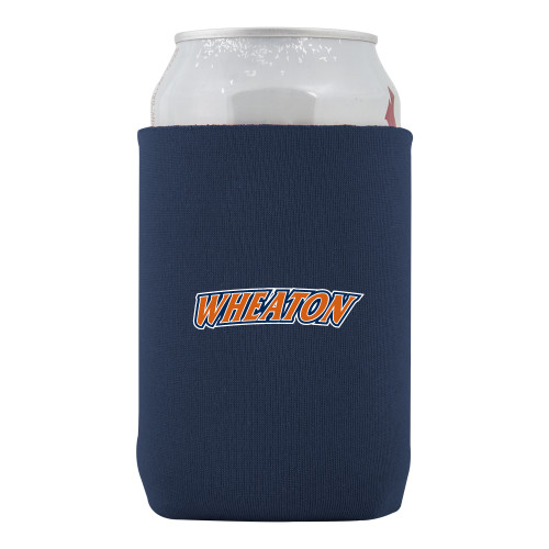  Neoprene Navy Can Holder - Athletics Wordmark