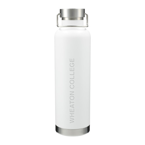  Thor Copper Vacuum Insulated White Bottle 32oz - Wheaton College Engraved