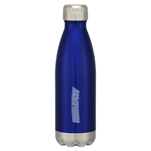  Swig Stainless Steel Blue Bottle 16oz - Athletics Wordmark Engraved