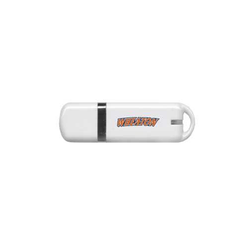  USB White Pen Drive 4G - Athletics Wordmark