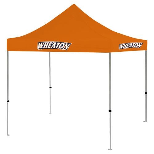  9 ft x 9 ft Orange Tent - Athletics Wordmark