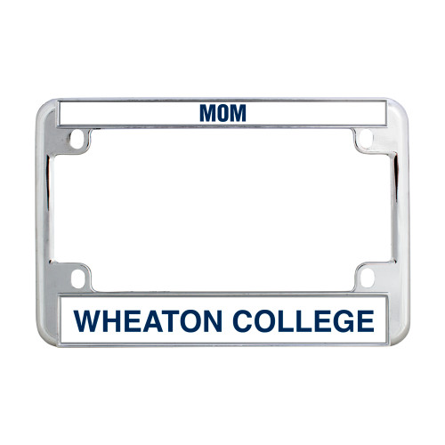  Metal Motorcycle License Plate Frame in Chrome - Wheaton College