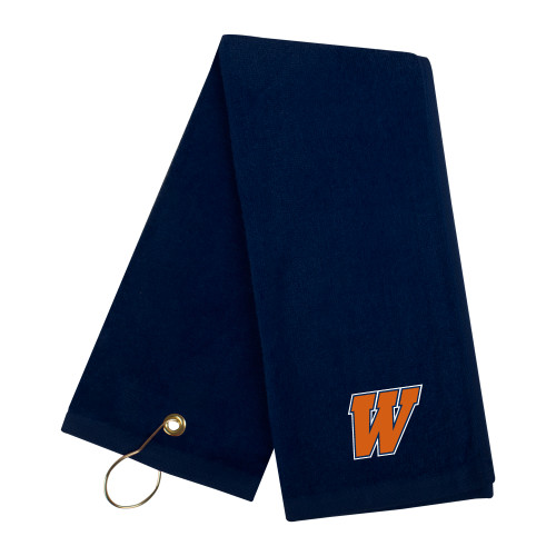  Navy Golf Towel - W