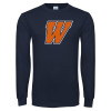 Thumbnail image for  Navy Long Sleeve T-Shirt