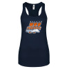 Thumbnail image for  Next Level Womens Navy Racerback Tank 