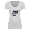 Thumbnail image for  Next Level Womens White Ideal V Tee