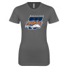 Thumbnail image for  Next Level Womens Charcoal Boyfriend Tee