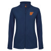 Thumbnail image for  Womens Navy Fleece Full Zip Jacket