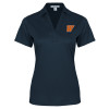Thumbnail image for  Womens Navy Performance Fine Jacquard Polo