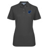 Thumbnail image for  Womens Silk Touch Charcoal Pique Polo