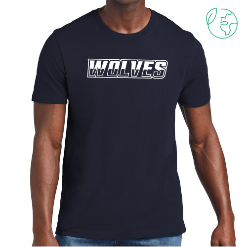  Allmade Navy Organic Cotton Tee - Athletic Wordmark