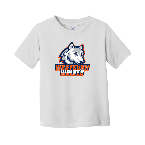  Toddler White T Shirt - Westconn Wolves Athletic Mark