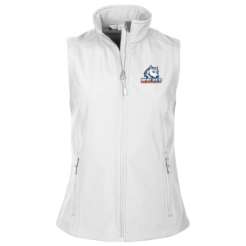  Womens White Core Softshell Vest - Mascot