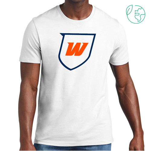  Allmade White Organic Cotton Tee - Shield Icon