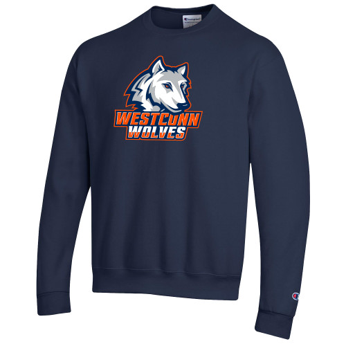  Champion Navy Fleece Crew - Westconn Wolves Athletic Mark