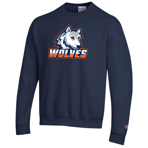  Champion Navy Fleece Crew - Mascot