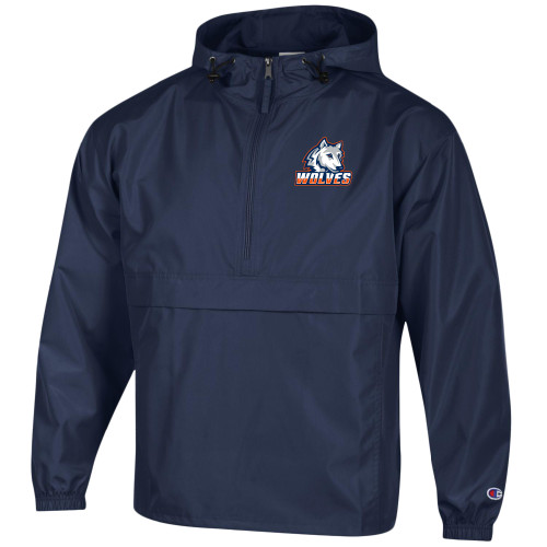  Champion Navy Packable Jacket - Mascot