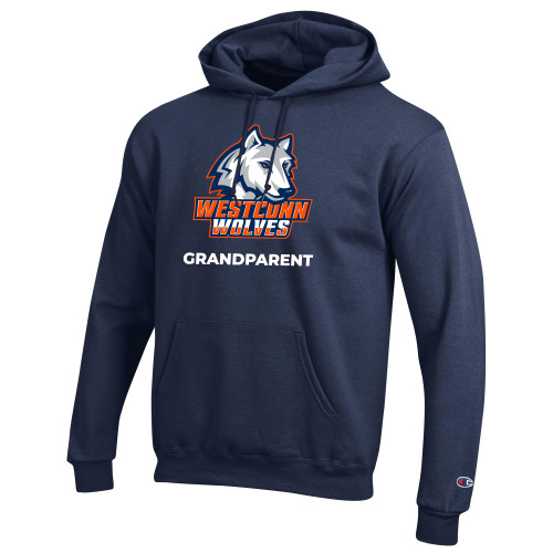  Champion Navy Fleece Hoodie - Grandparent WCSU