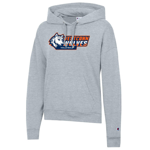 Main Image for  Champion Womens Oxford Grey Powerblend Pullover Hood