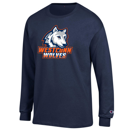 Main Image for  Champion Navy Long Sleeve T Shirt