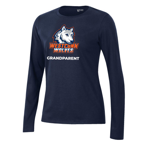  Gear Womens Navy Long Sleeve Tee - Grandparent WCSU