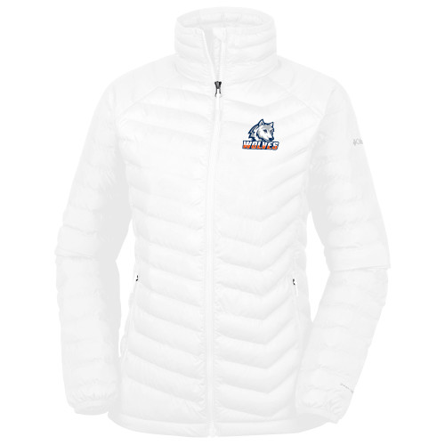  Columbia Womens White Powder Lite Jacket - Mascot