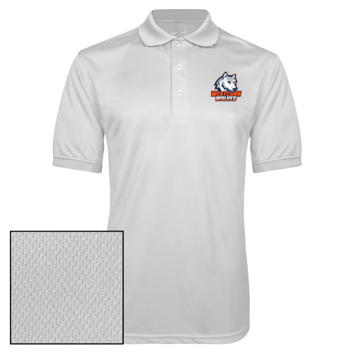  White Dry Mesh Polo - Westconn Wolves Athletic Mark