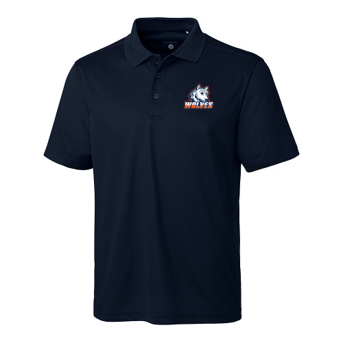  C&B Clique Ice Dark Navy Pique Polo - Mascot
